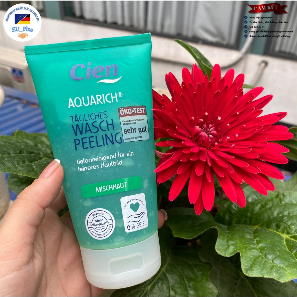 Sữa rửa mặt Cien dạng Gel tẩy tế bào chết 150ml dành cho da dầu, da hỗn hợp