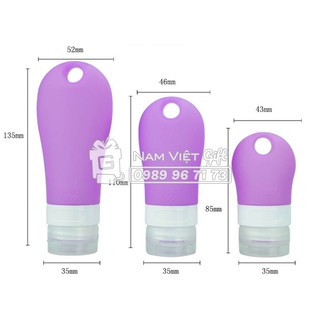 Lọ Chiết Mỹ Phẩm Du Lịch Silicone