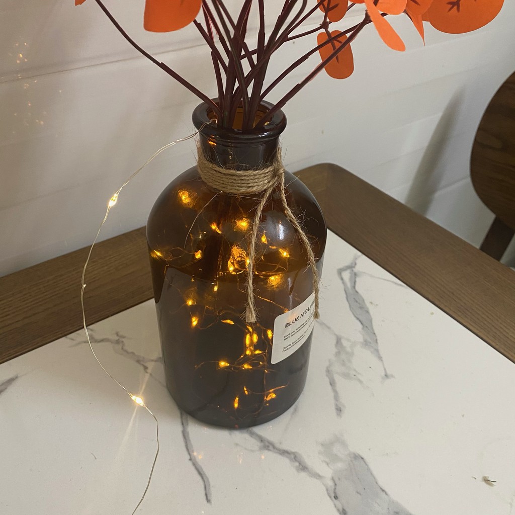 【TAILORLE】Combo bình hoa phong cách Á đông trang trí phòng ngủ có đèn trang trí