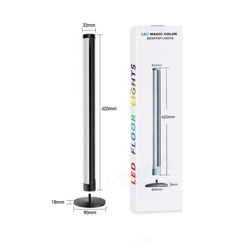 Đèn Led để bàn ARGB nháy theo nhạc |gổm 2 thanh| trang trí phòng ngủ, phòng game, bàn làm việc, điều khiển qua APP