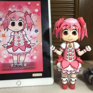 Mô hình giấy anime girl Madoka-Senpai [Magia record]