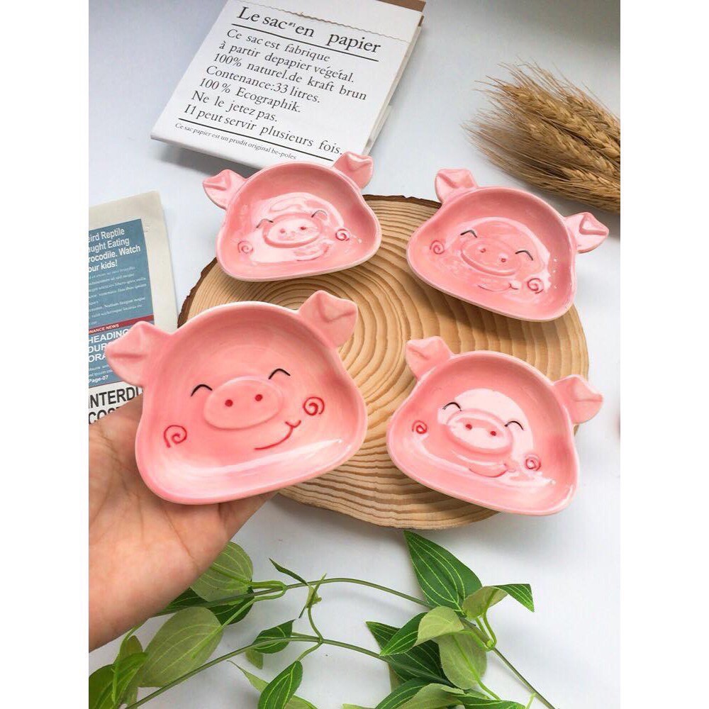 Đĩa ăn dặm hình heo cute