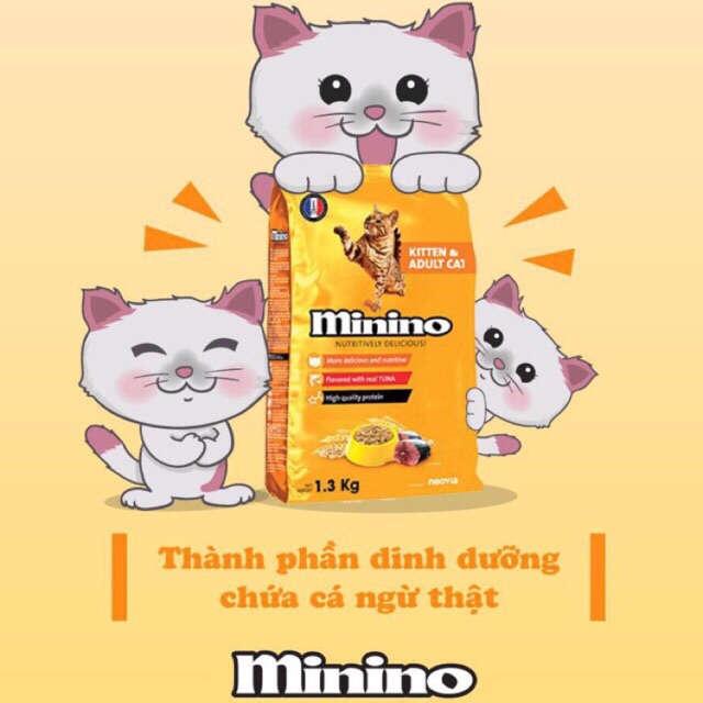 Minino 480g - Thức ăn cho mèo mọi lứa tuổi