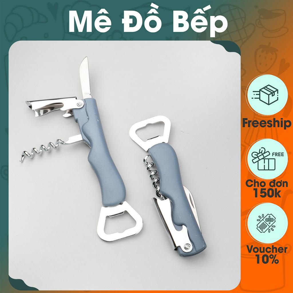 Dụng cụ Khui ruou vang và Khui bia inox Bam House đa chức năng cao cấp KRB04