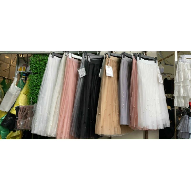 chân váy xếp ly đính ngọc | BigBuy360 - bigbuy360.vn