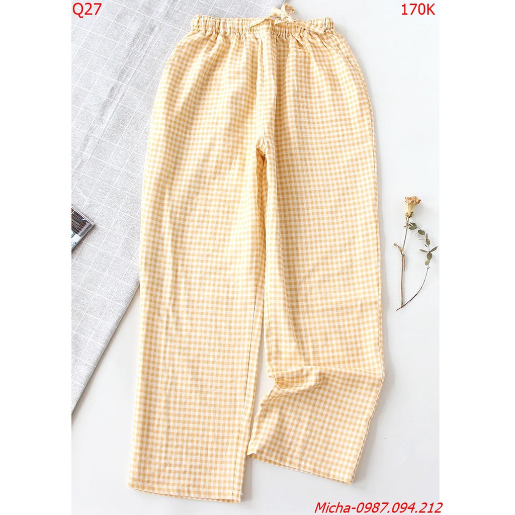 Quần xô Nhật mềm nhẹ, mỏng mát (nhiều màu)