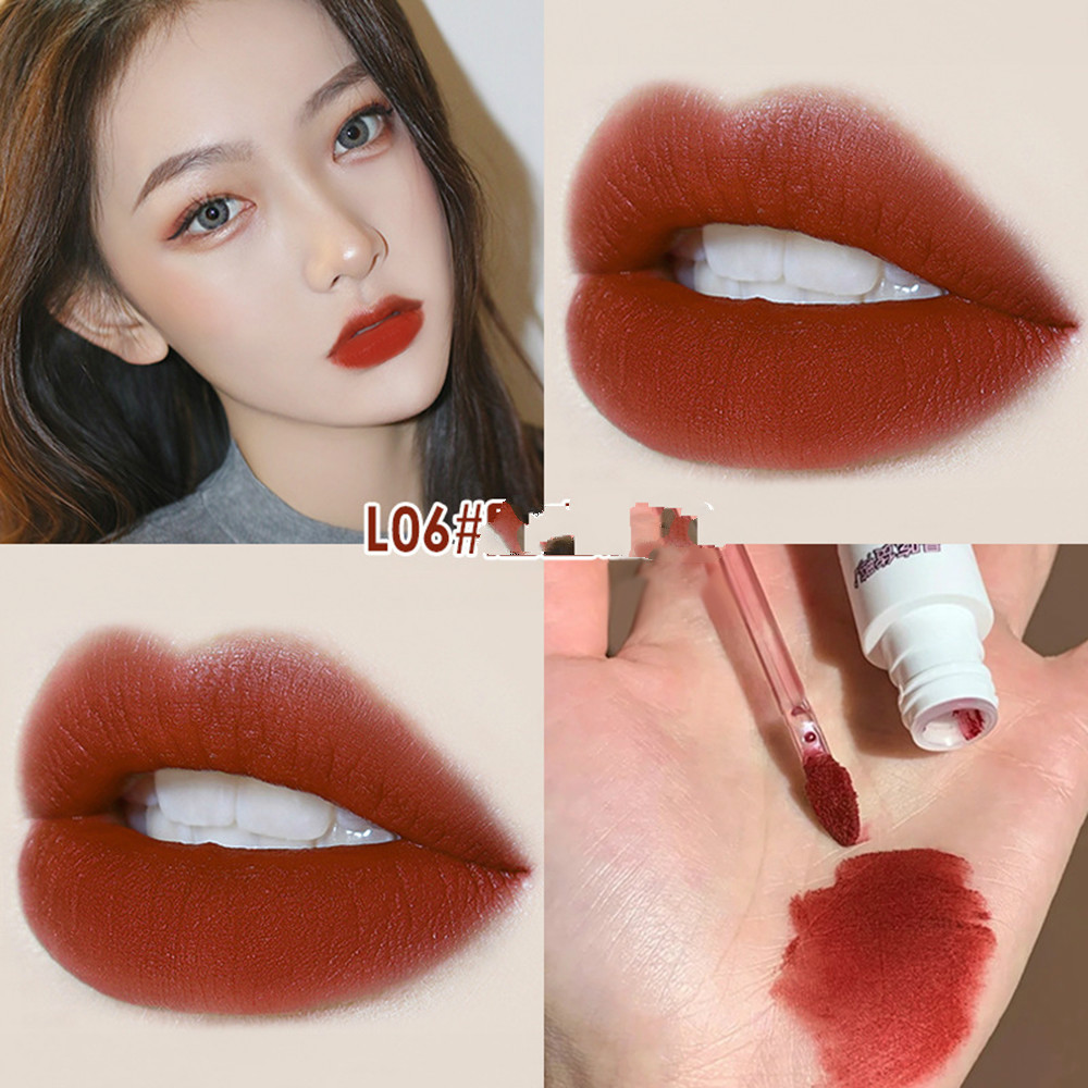 [Hàng mới về] Son môi Qipin Vibely kiểu nhung mờ phong cách Hàn Quốc lâu trôi với 6 màu quyến rũ dành cho người mới