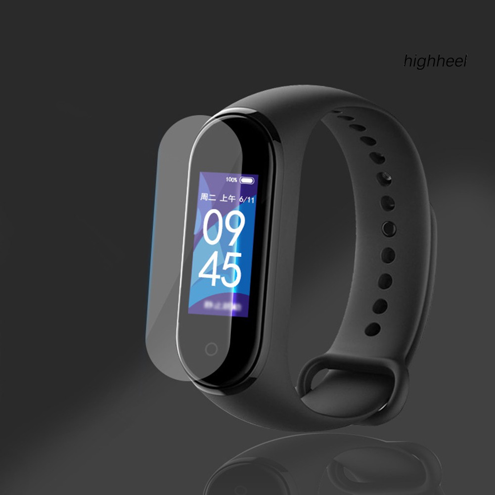 Set 3 Miếng Dán Tpu Bảo Vệ Màn Hình Chống Trầy Xước Cho Xiaomi Mi Band 4