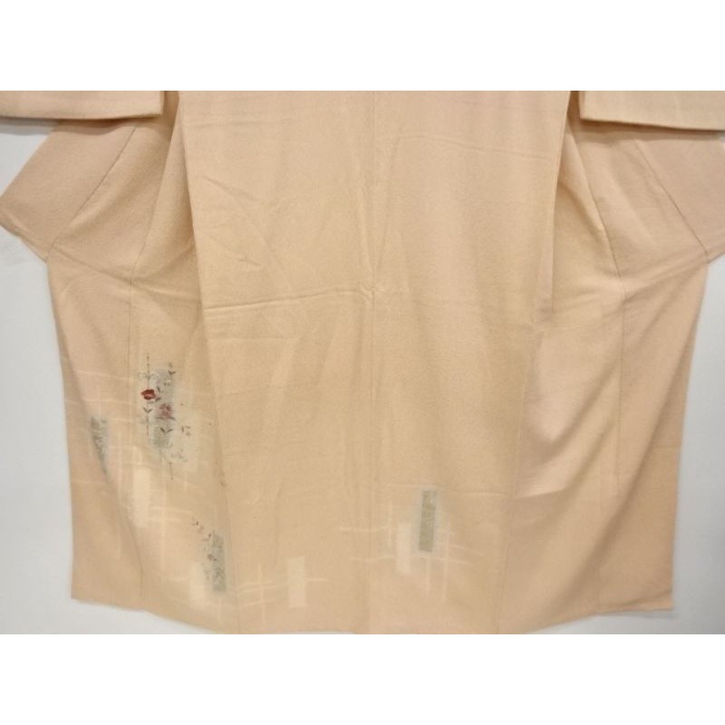 Kimono Nhật Bản/ Trang phục truyền thống Nhật Bản/ Kimono shibori hoa văn hoa lá thêu