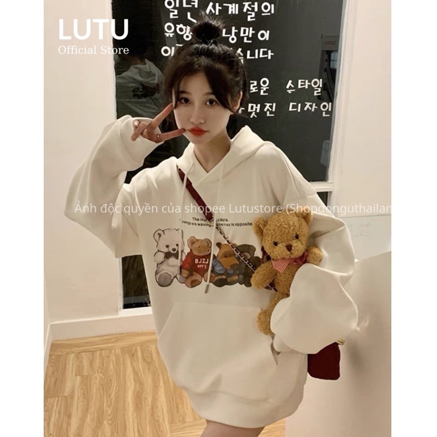 Áo Hoodie Nỉ In Hình Dễ Thương Form Rộng Chất Dày Đẹp | BigBuy360 - bigbuy360.vn