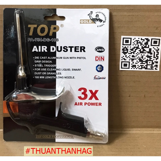 Súng xịt hơi, xịt khô Cao Cấp TOP, dụng cụ khí nén