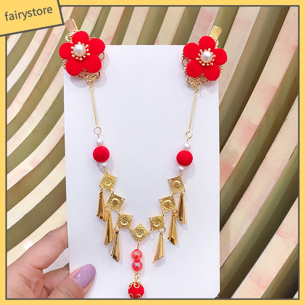 Cài Tóc Handmade Phong Cách Trung Hoa Cho Bé Gái