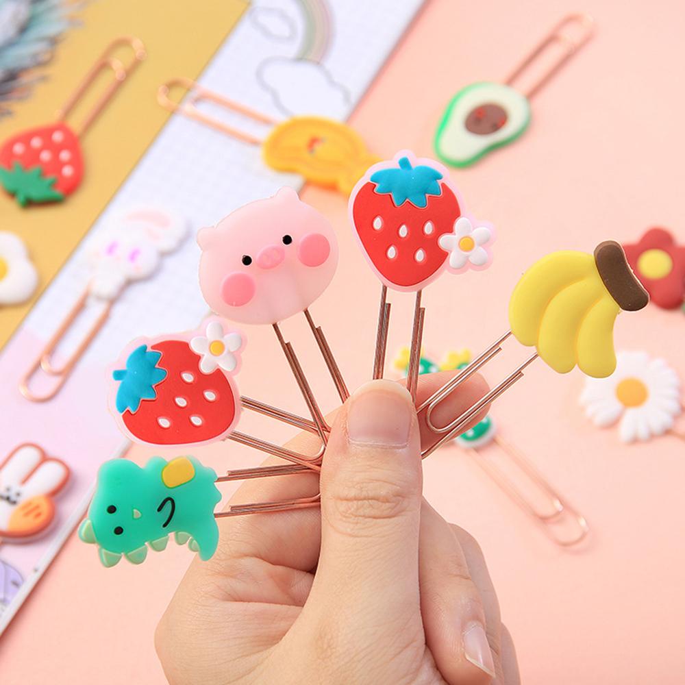 JARRED Set 10 Kẹp Giấy Hình Thú Dễ Thương