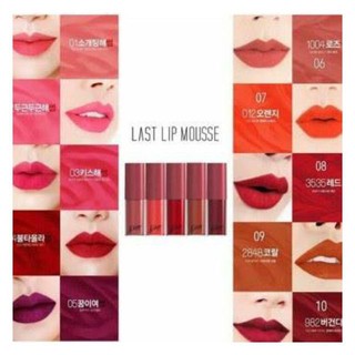 Son Kem Lì Bbia Last Lip Mousse