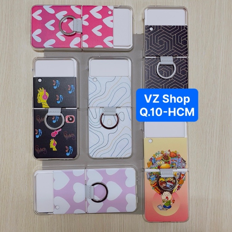 Chính hãng-Ốp nhựa kèm ring cho điện thoại Samsung Galaxy Z Flip3 thuộc Bộ sưu tập Phá Cách Tạo Gu