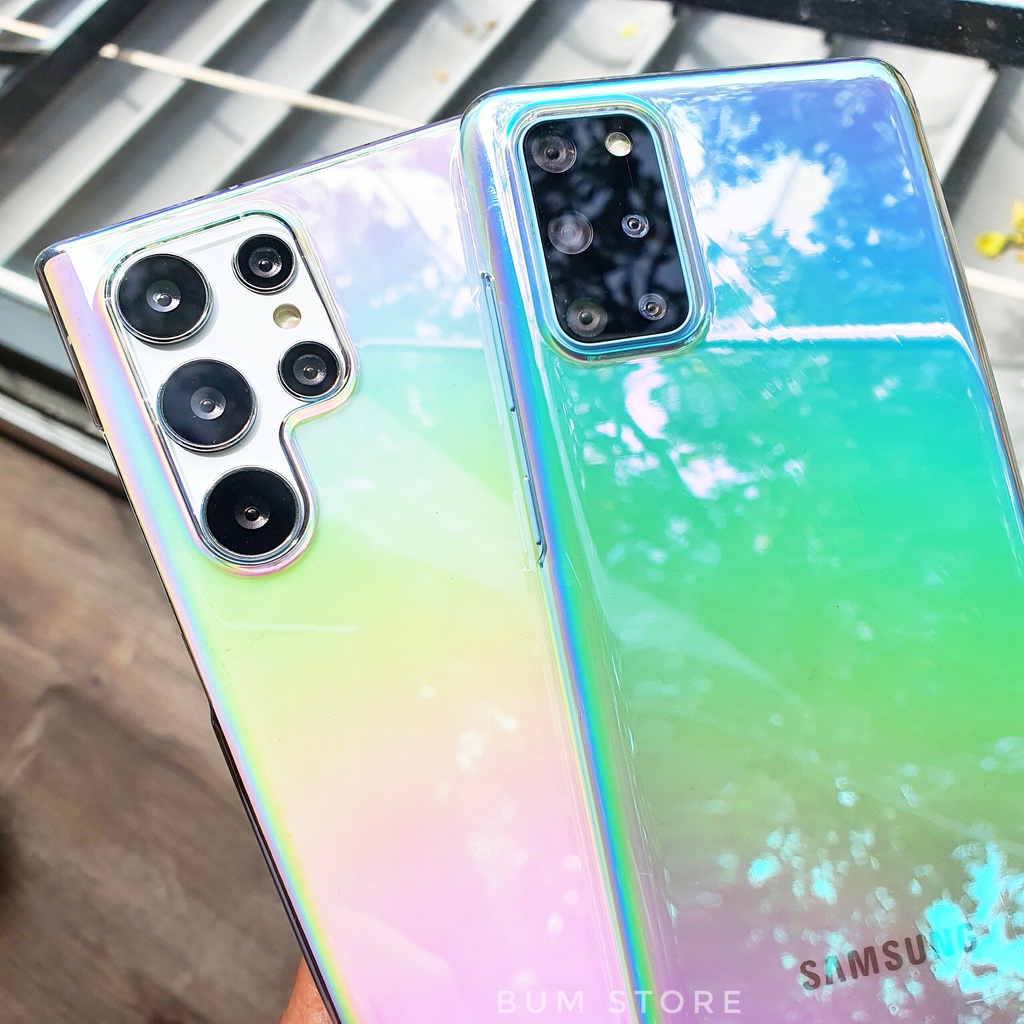 Ốp Lưng Samsung Galaxy Note 20 Ultra / Note 20 / Note 10 Plus / Note 10 Nhựa Cứng Màu Hologram