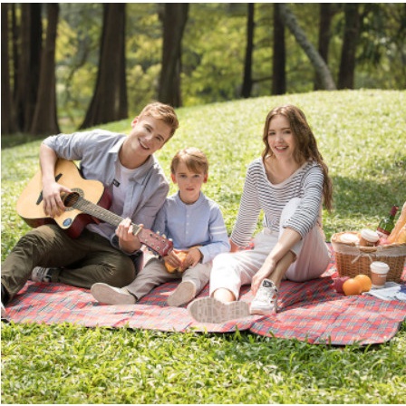 Thảm trải du lịch, thảm dã ngoại, thảm picnic decor caro