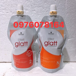 Thuốc uốn duỗi tóc Schwarzkopf Glatt 400mlx2 ( Thái Lan) ( nguyên cặp)