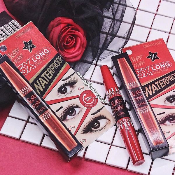 Mascara Chuốt Dài Mi X5 Sivana 2 Đầu Không Trôi Ko Lem