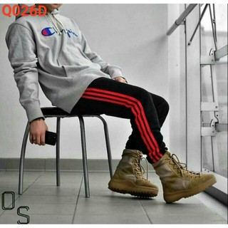 Quần nỉ 3 sọc nam nữ