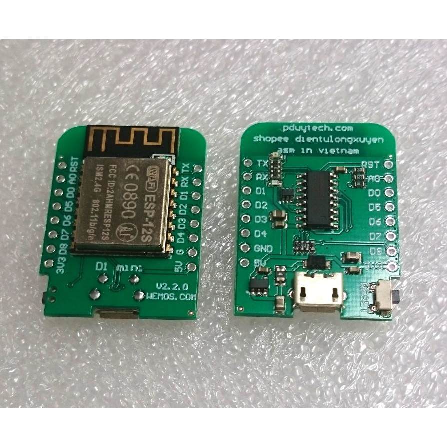 Mạch Thu Phát WiFi ESP8266 Wemos D1 mini (NodeMCU Mini D1) - Có Kèm Bộ Jump Cắm | BigBuy360 - bigbuy360.vn
