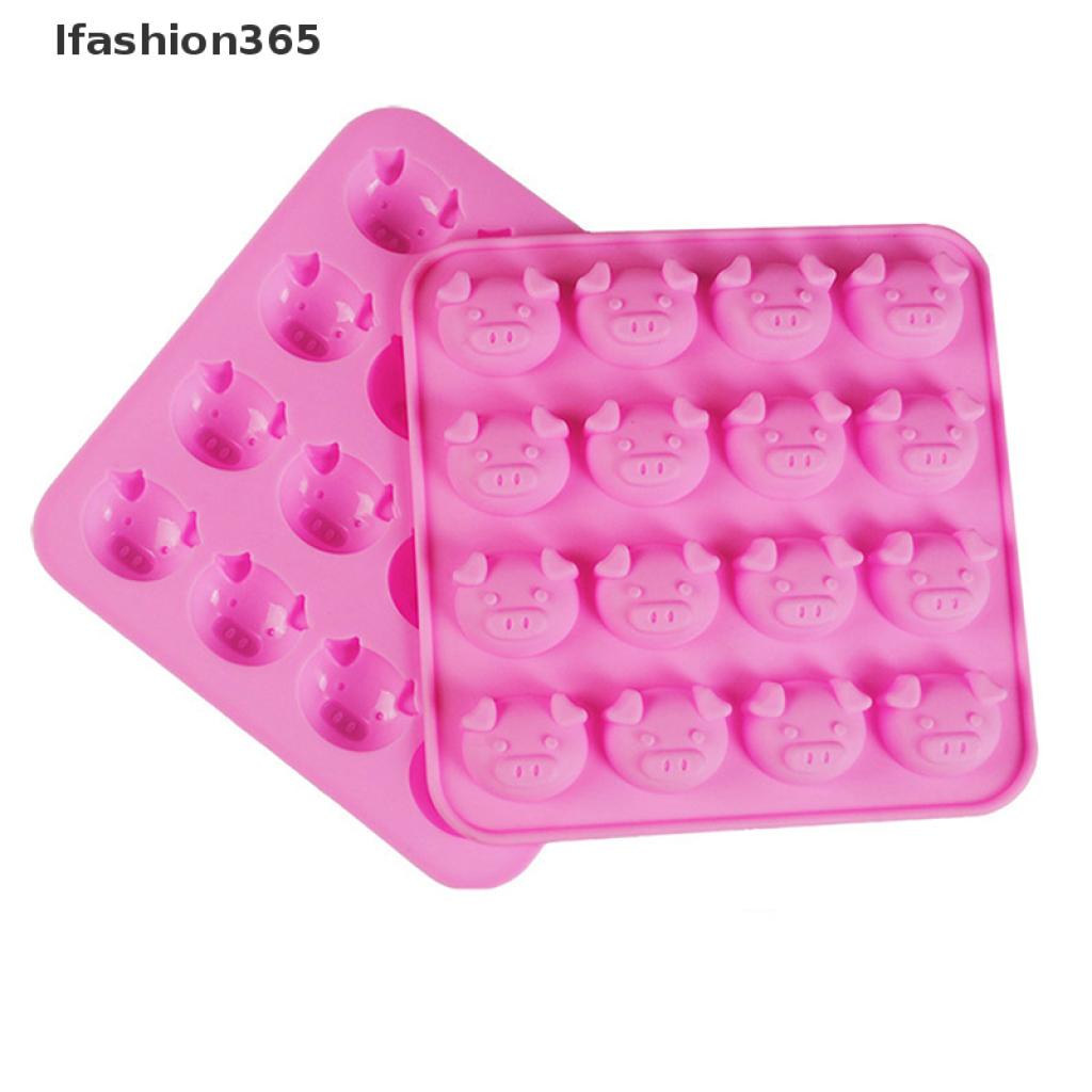 Khuôn Silicon Làm Đá / Sô Cô La / Kẹo Đường Hình Chú Heo 365