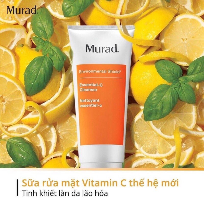 [Murad] SỮA RỬA MẶT MURAD ESSENTIAL-C CLEANSER - LÀM SẠCH VÀ GIÚP SÁNG KHOẺ DA