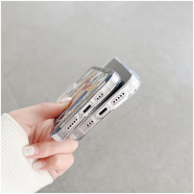 Ốp Điện Thoại Silicon Dẻo Họa Tiết Hoạt Hình One Piece Luffy Cho iPhone 13 12 Pro Max 11 7 8 Plus X XS