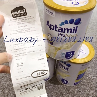 [Date 2022] Sữa Aptamil Profutura úc số 1-2-3-4 900g (mẫu mới) (Hàng air, trả kèm bill)