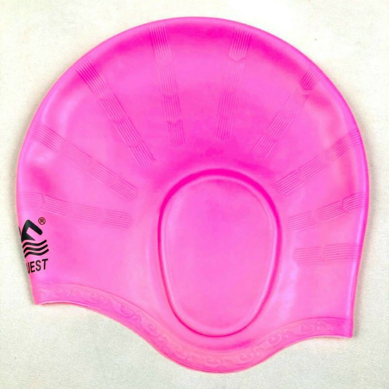 Mũ bơi bịt tai cho người lớn siêu co giãn