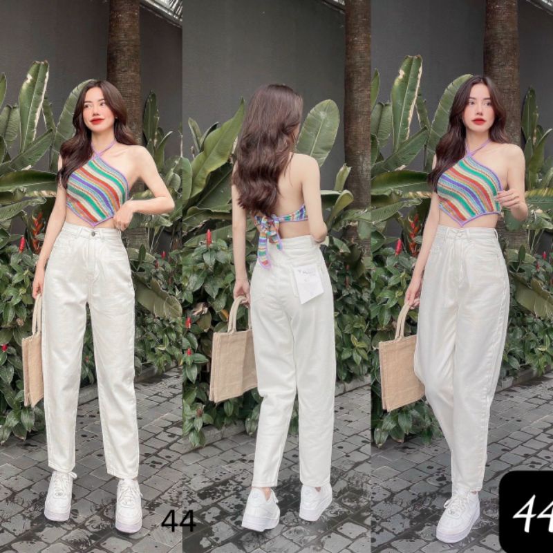 QUẦN BAGGY KAKI LƯNG CAO