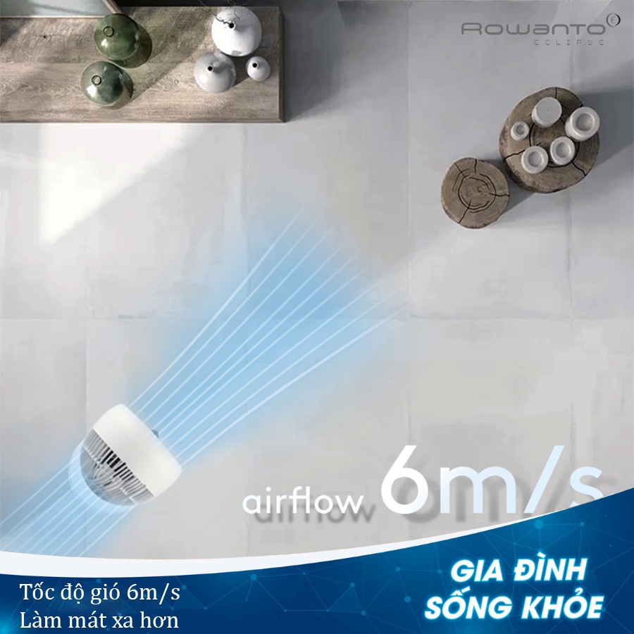 Tại Hà NộiQuạt Rowanto đối lưu điều hòa không khí nhập khẩu Đức tiếng ồn cực thấp, có điều khiển và hẹn giờ, nút bấm