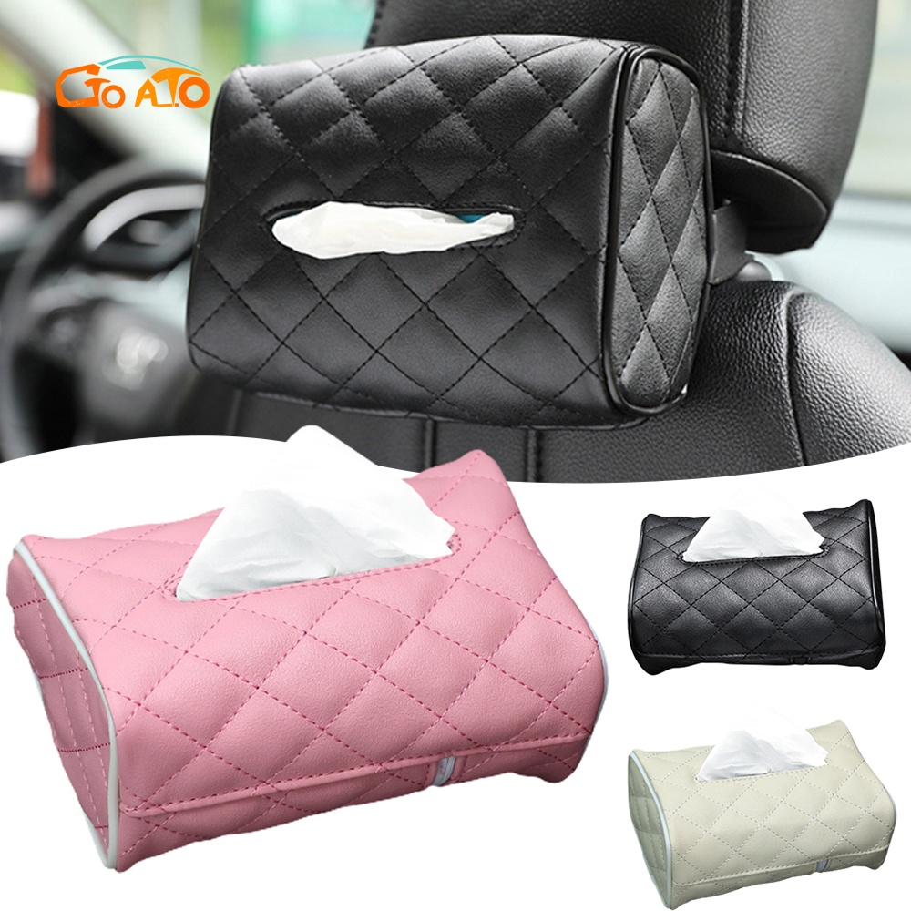 GTIOATO Tấm Che Nắng Ô Tô Hộp Đựng Khăn Giấy Ô Tô Da HộP ĐựNg GiấY TrêN Xe Ô Tô HộP ĐựNg GiấY ĂN TrêN Ô Tô HộP ĐựNg Đồ TrêN Ô Tô Phụ Kiện Xe Hơi