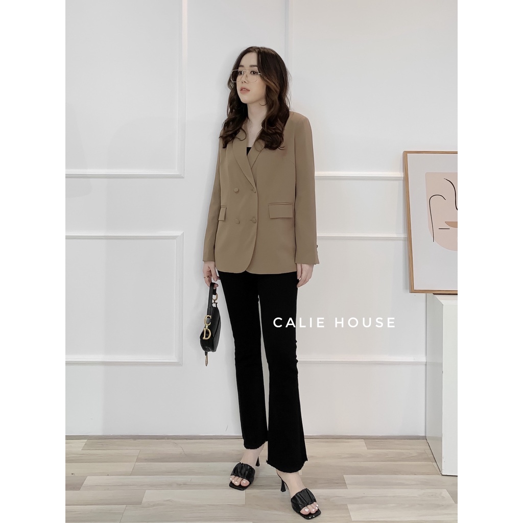 Áo vest cúc bọc thanh lịch thời trang thiết kế nữ Calie House AV13 | BigBuy360 - bigbuy360.vn