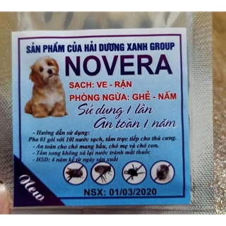 2 gói NOVERA trị ve bọ chét