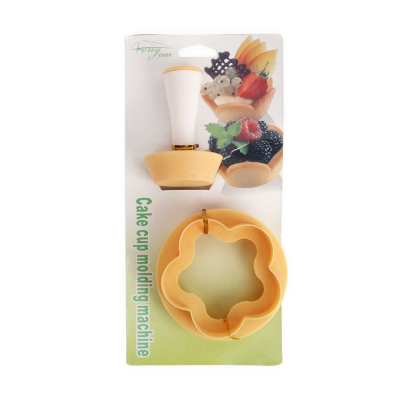 Khuôn Nhựa Làm Bánh Tart Hình Hoa / Vỏ Sò Xinh Xắn Tiện Dụng