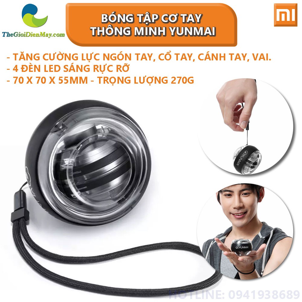 Bóng tập cơ tay thông minh XIAOMI YUNMAI - Shop Thế Giới Điện Máy