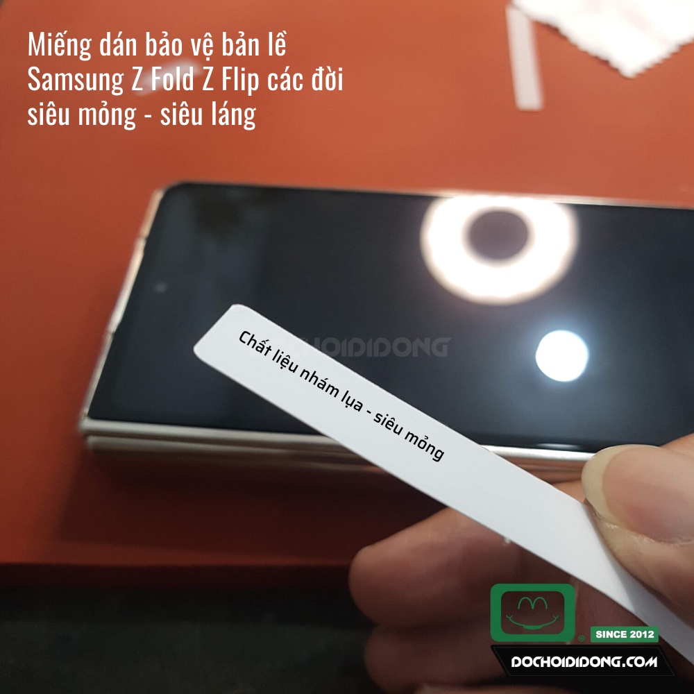Combo 2 miếng dán bảo vệ bản lề  Samsung Z Fold 2 3 Fold4 Fold5 - Flip 2 3 Flip4 Flip5 các loại nhám siêu mỏng