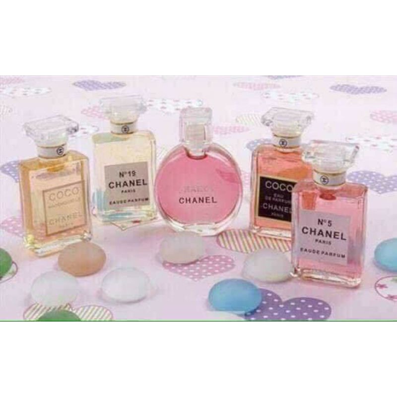 Set 5 Chai Nước Hoa Mini Chanel