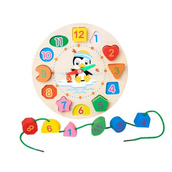 đồ chơi gỗ thông minh phát triển tư duy trí tuệ cho bé - Combo 6 món đồ chơi Montessori bằng gỗ an toàn