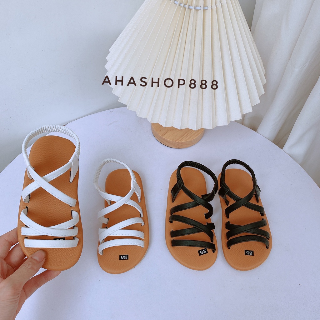 Sandal Quai Hậu Dây Mảnh Thời Trang Có Chun Sau Cho Bé gái 2-4 Tuổi K154