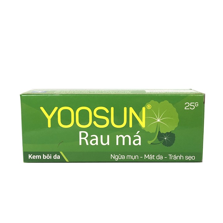 [Hàng Chính Hãng] Kem trị rôm sảy Yoosun Rau Má Hộp 25g