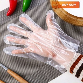 ⚡SIÊU TIẾT KIỆN⚡Set 100 Găng Tay Nilon Dùng Một Lần