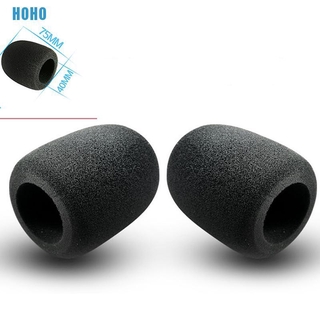 2 Đầu Bọc Micro Màu Đen 75x60mm Ds