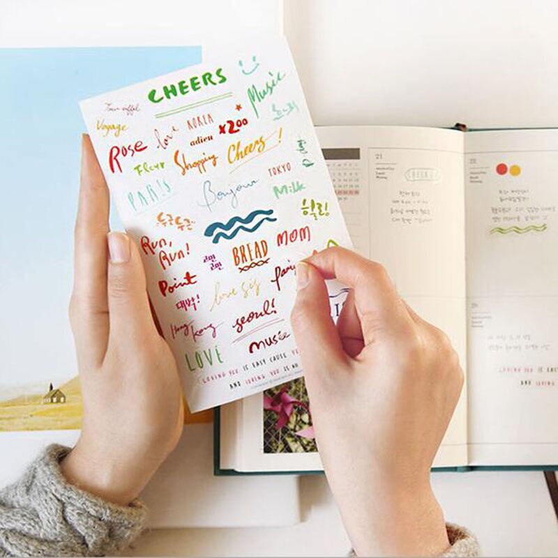 Set 8 Miếng Dán Trang Trí Dễ Thương