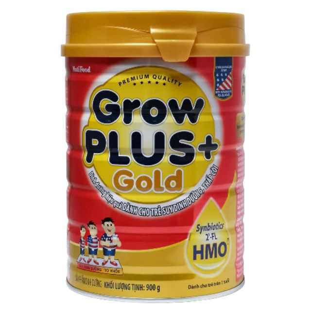 [Mã 267FMCGSALE giảm 8% đơn 500K] SỮA BỘT GROW PLUS+ GOLD 900g