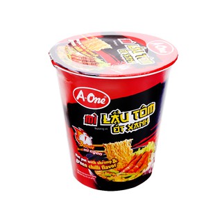 Mì A-One lẩu tôm ớt xanh ly 65g