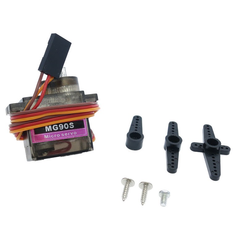 Động Cơ Servo Mg90S Bằng Kim Loại Chuyên Dụng Cho Máy Bay / Xe Hơi / Trực Thăng Đồ Chơi