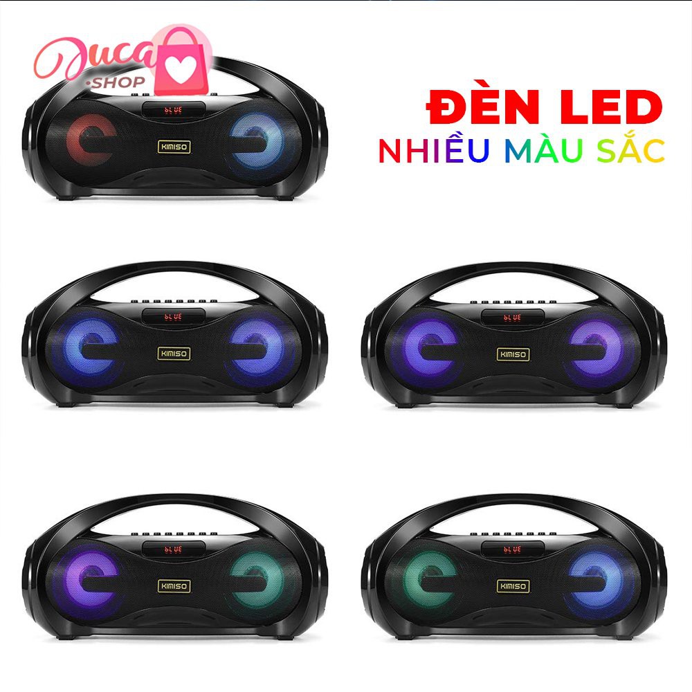 Loa Kéo Bluetooth Karaoke Kimiso S2 Tặng Kèm 1 Mic Dây 3m- Phiên Bản Nâng Cấp Mn03 MP03 P88 P89 JHW 802