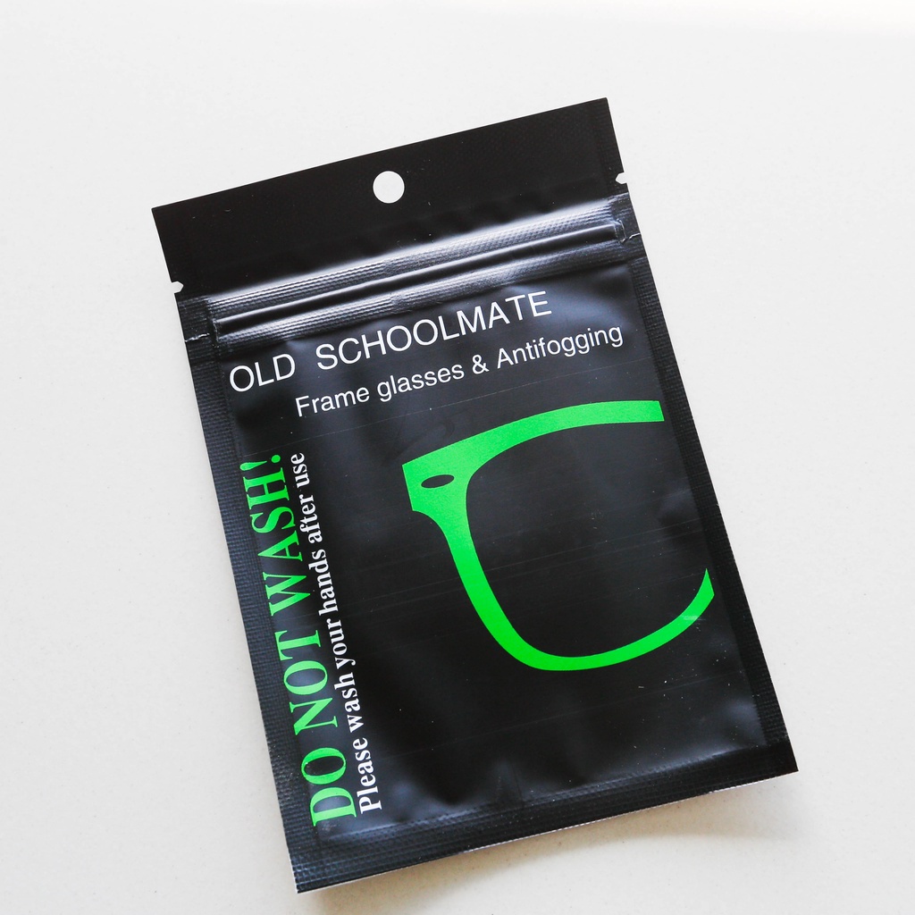 Khăn lau kính NANO chống bám hơi nước, chống hấp hơi cho mắt kính ONE STORE